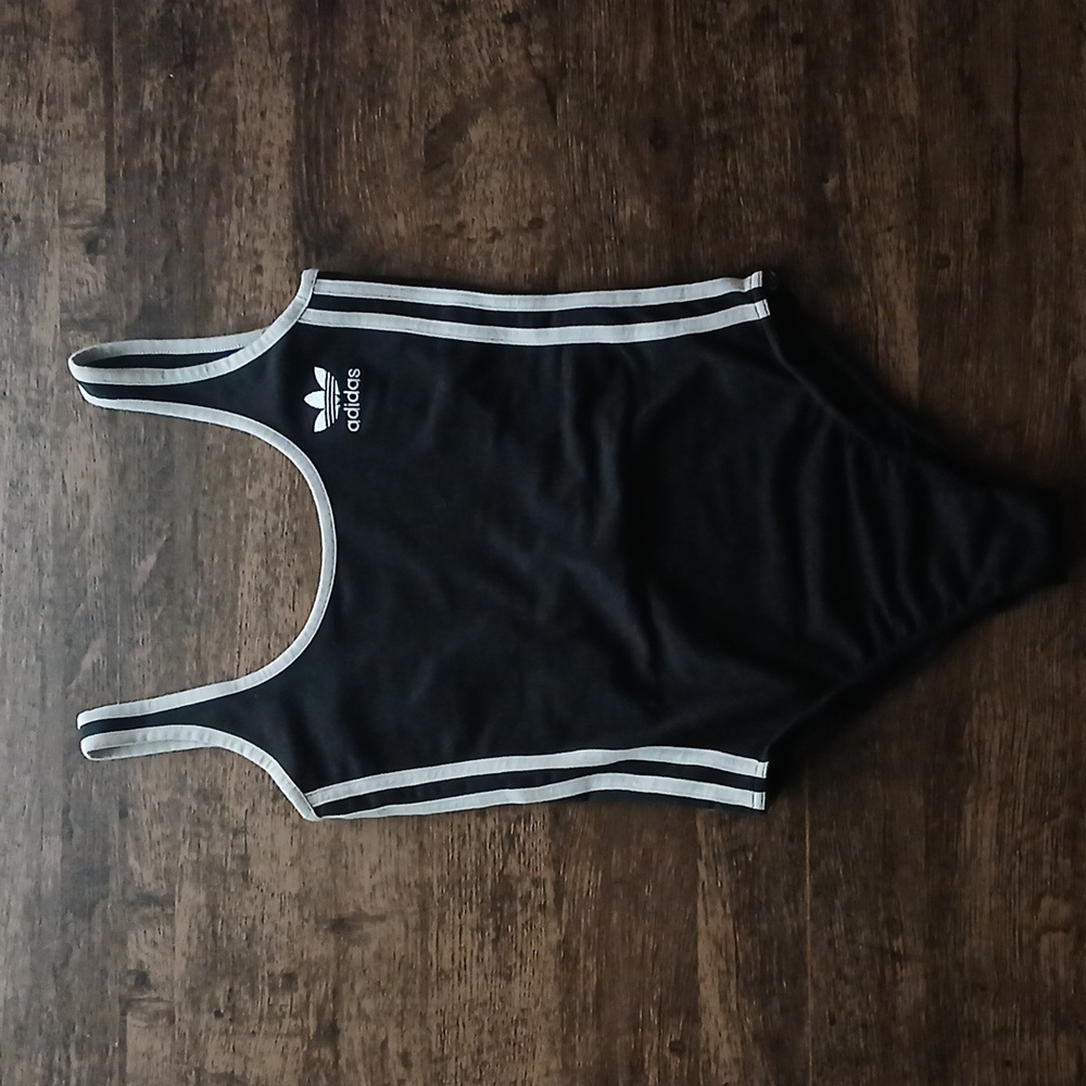 Adidas Black Bodysuit Small